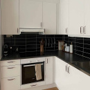 Möbelgriff 1353 - Vernickelt/Leder Braun