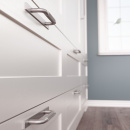 Möbelgriff Helix/Bricka - Edelstahl-Optik