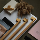 Möbelgriff Arpa - Gebürstetes Messing