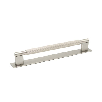 Möbelgriff Arpa/Rosette - Edelstahl-Optik