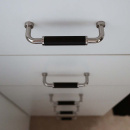 Möbelgriff Brohult M - Vernickelt/Schwarz