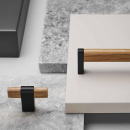 Möbelgriff Crossing - Eiche/Schwarz