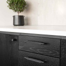 Möbelgriff Riff - Mattschwarz