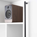 Möbelgriff Rille - Gebürstetes Schwarz