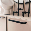 Möbelgriff Helix Stripe - Mattschwarz