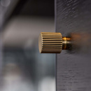 Möbelknopf Helix Stripe - Antik-Bronze