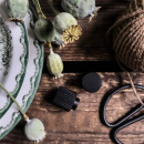 Möbelknopf Helix Stripe - Mattschwarz