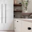 Möbelknopf Helix Stripe - Mattschwarz