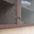 Möbelknopf Helix Stripe - Edelstahl-Optik