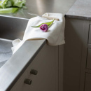 Möbelknopf Helix Stripe - Edelstahl-Optik