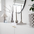 Möbelknopf Sture - Gebürstetes Unbehandeltes Messing