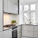 Möbelknopf Crest - Edelstahl-Optik