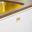 Möbelknopf Mood - Poliertes Messing