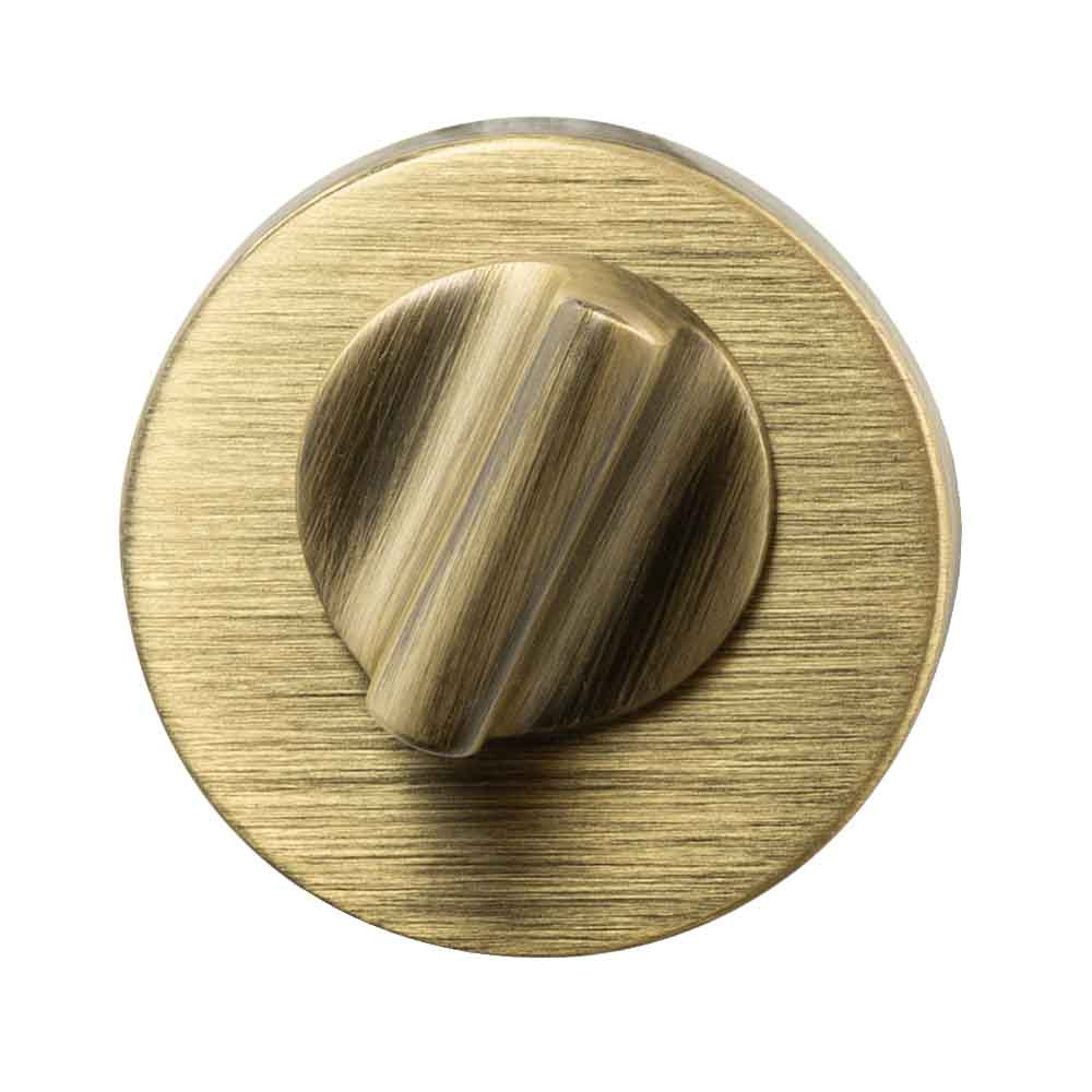 WC-Schloss R - Antik-Bronze